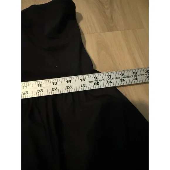 Nicole Miller Womens Dress Size L Black  Strapless Full Length Evening - Picture 3 of 6